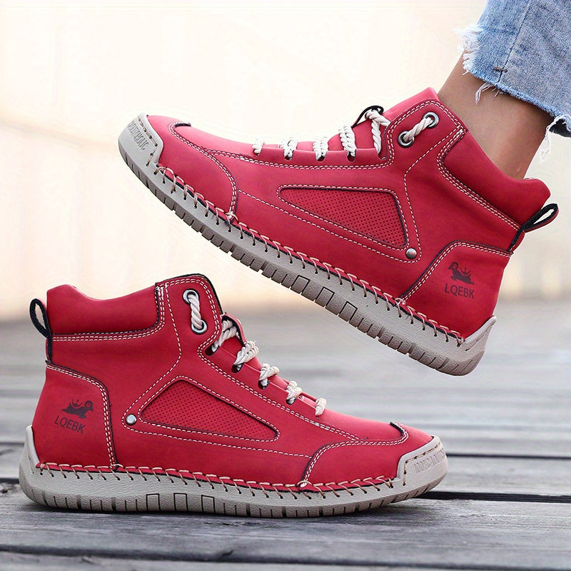 Elina™ – Mid-Top Comfort Sneakers with Rubber Sole