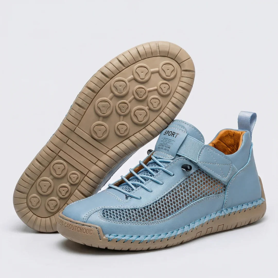 Nora Air™– Hand-Stitched Slip-On Comfort Sneakers | Breathable, Lightweight & Wide Toe Box for All-Day Freedom