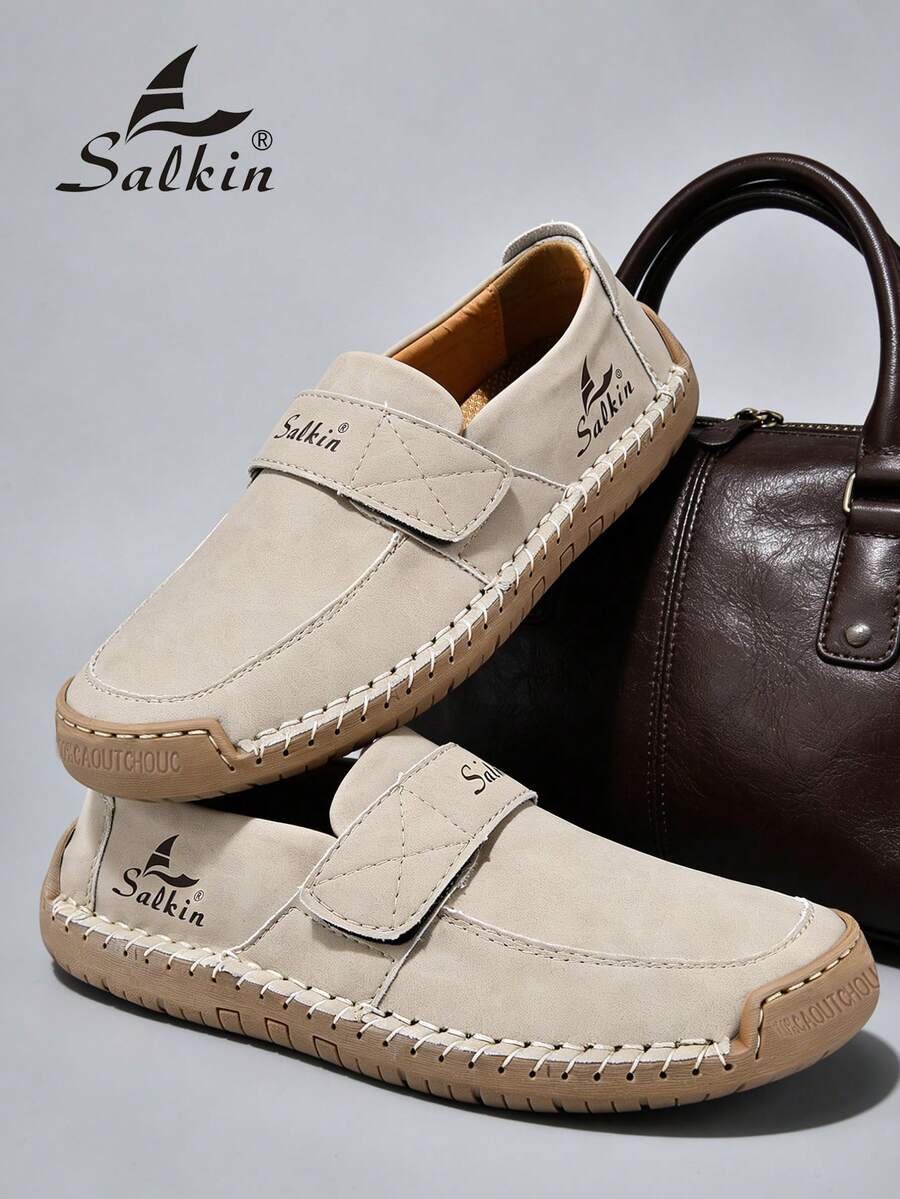 Salkin Nieuwe modeontwerper dames casual schoenen, handgemaakte sneakers, loafers, lichtgewicht ademende zachte comfortabele schoenen met antislip platte zool, imitatie schoenen voor dames, geschikt voor buiten, jurken, jeans, dagelijks wandelen, hiken, m