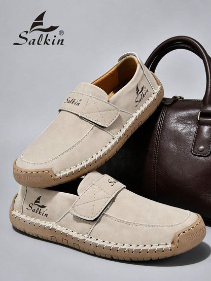 Salkin Nieuwe modeontwerper dames casual schoenen, handgemaakte sneakers, loafers, lichtgewicht ademende zachte comfortabele schoenen met antislip platte zool, imitatie schoenen voor dames, geschikt voor buiten, jurken, jeans, dagelijks wandelen, hiken, m