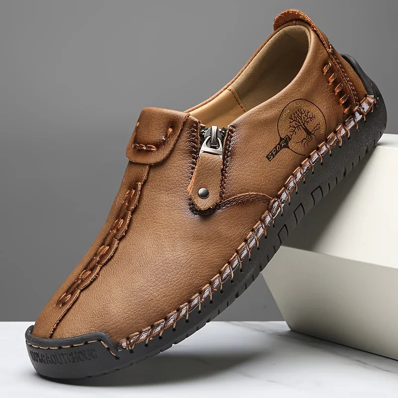 Eliza™ – Hand-Stitched Slip-On Comfort Loafers | No-Bend Zipper, Wide Toe Box & All-Day Comfort (Copy)