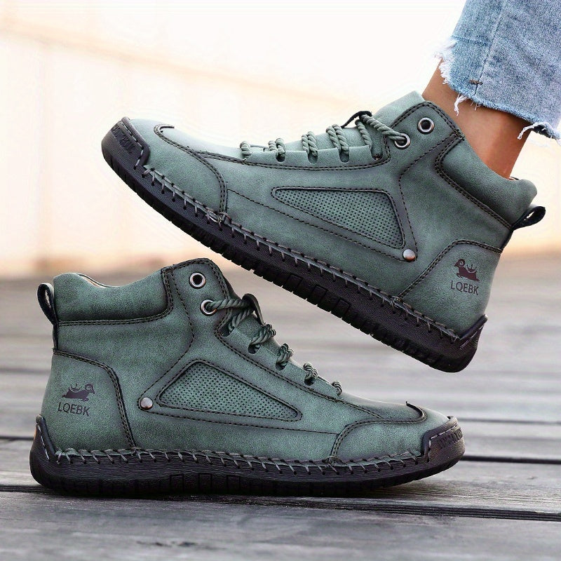 Elina™ – Mid-Top Comfort Sneakers with Rubber Sole