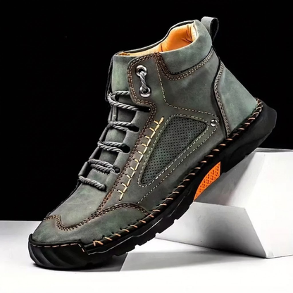 StrideCore™ - Men's Leather Comfort Boots