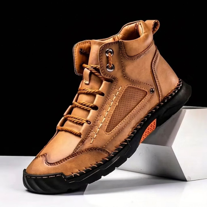 StrideCore™ - Men's Leather Comfort Boots