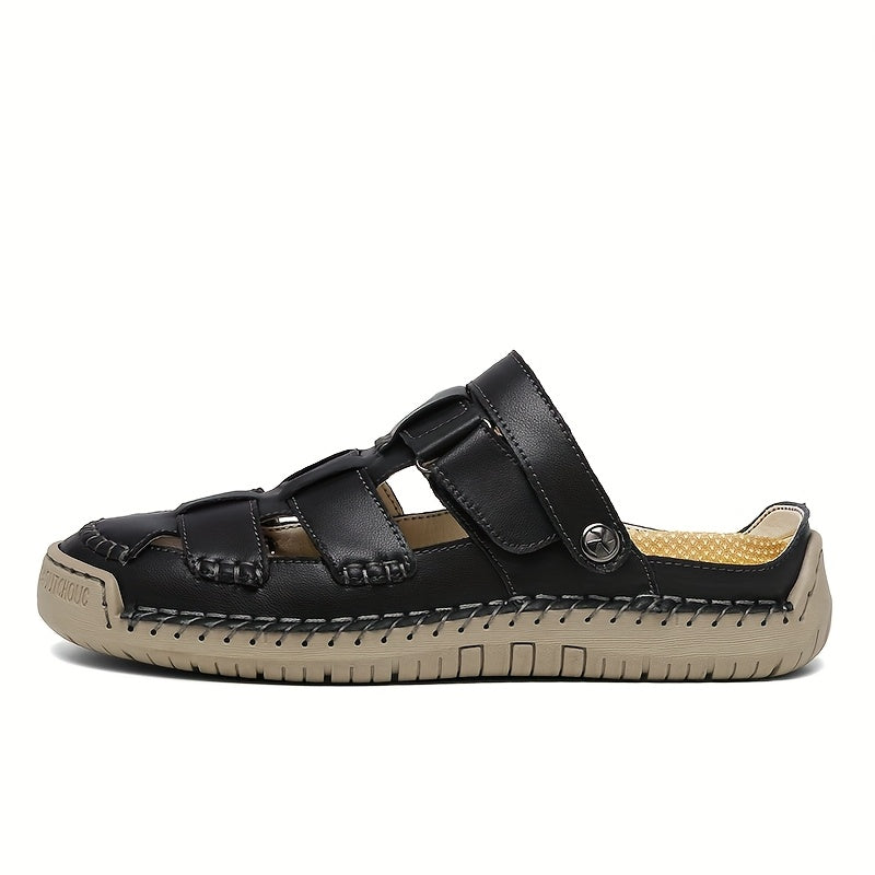 Soraya™ – Adjustable Closed-Toe Comfort Sandals | Hook-&-Loop Straps, Wide Toe Box & All-Day Comfort