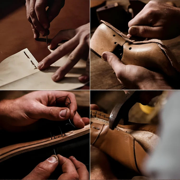 StrideCore™ - Men's Leather Comfort Boots