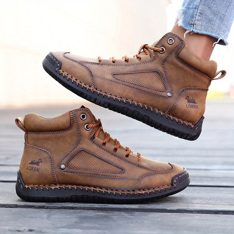 Elina™ – Mid-Top Comfort Sneakers with Rubber Sole