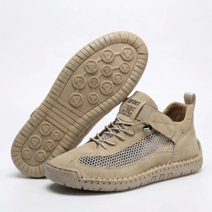 Nora Air™– Hand-Stitched Slip-On Comfort Sneakers | Breathable, Lightweight & Wide Toe Box for All-Day Freedom