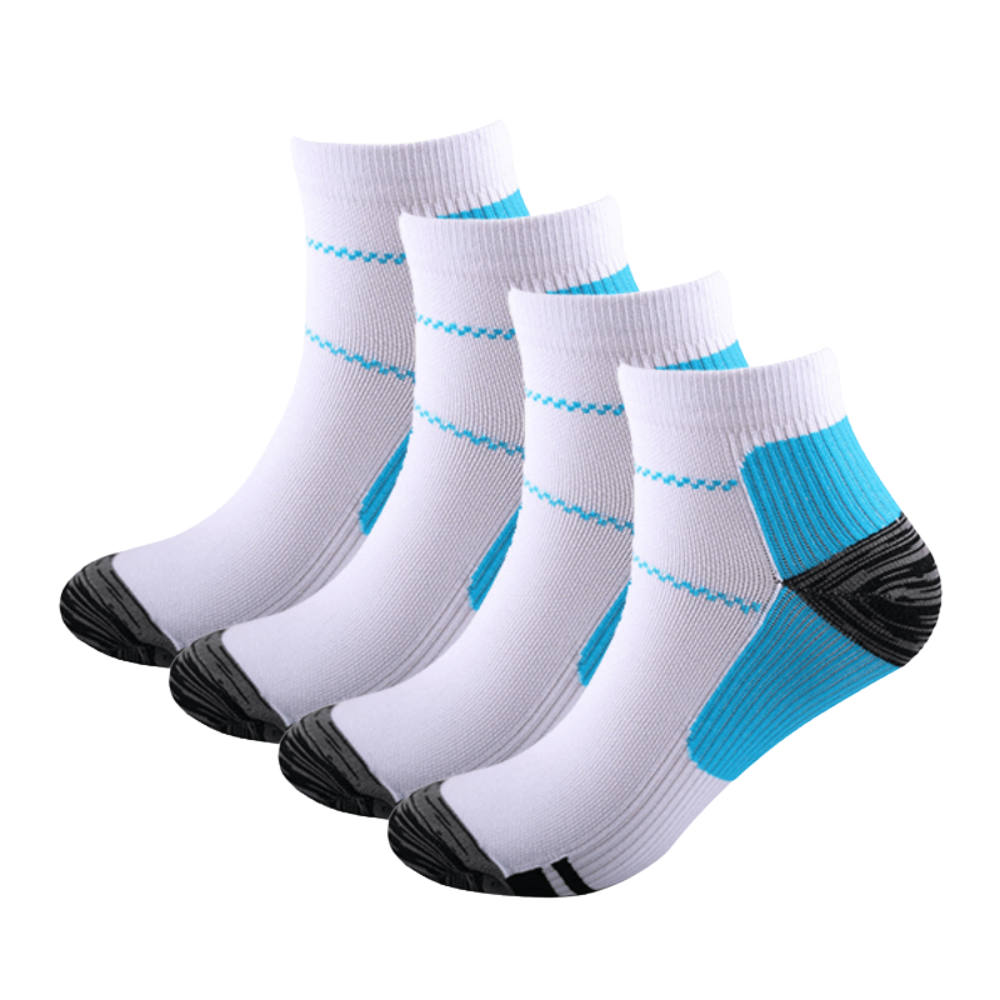 4-Pack Compression Socks for Improved Circulation