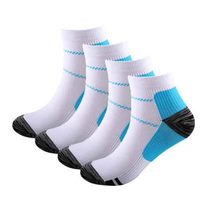 4-Pack Compression Socks for Improved Circulation