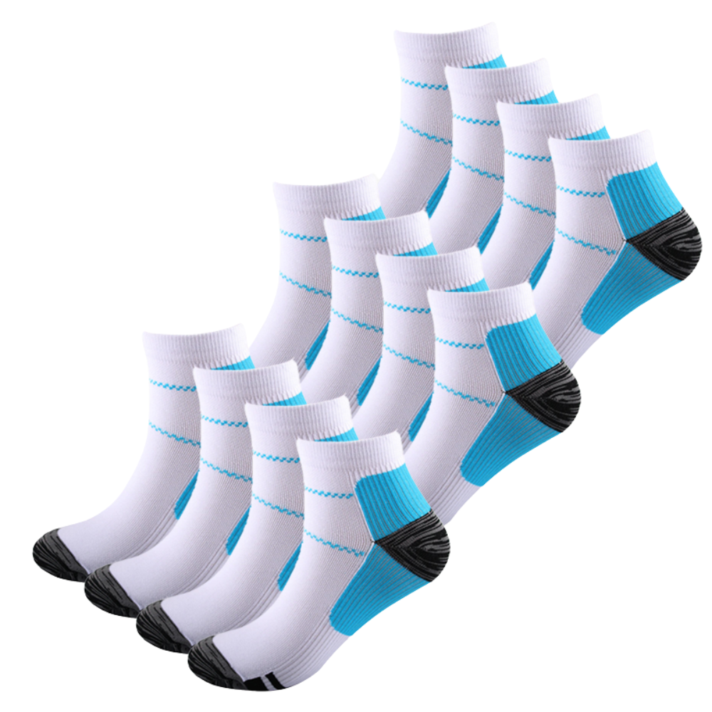 4-Pack Compression Socks for Improved Circulation