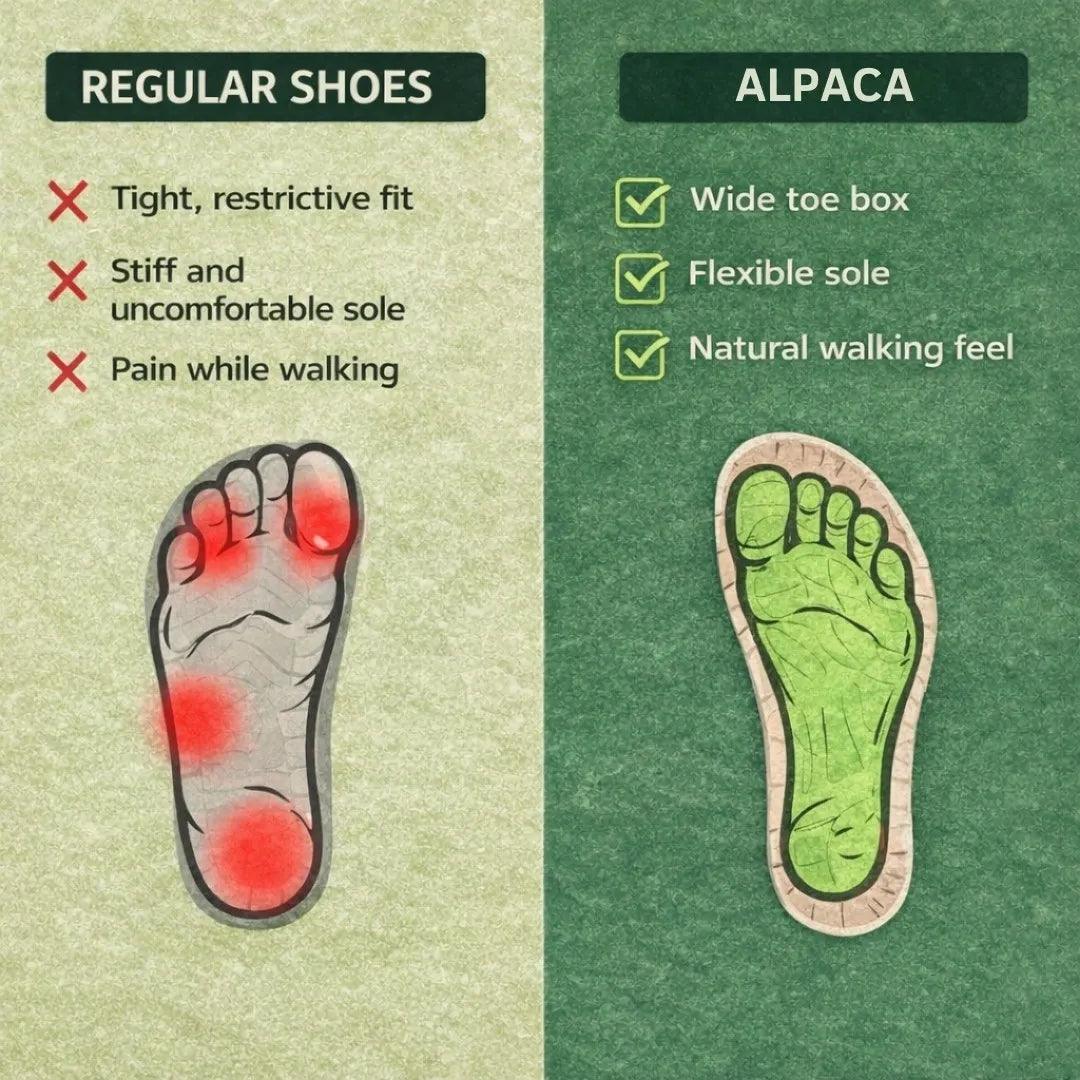 Alpaca™ - Ergonomic & Waterproof Barefoot Shoes