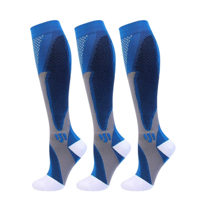 3-Pack Compression Socks for Enhanced Circulation & Everyday Comfort