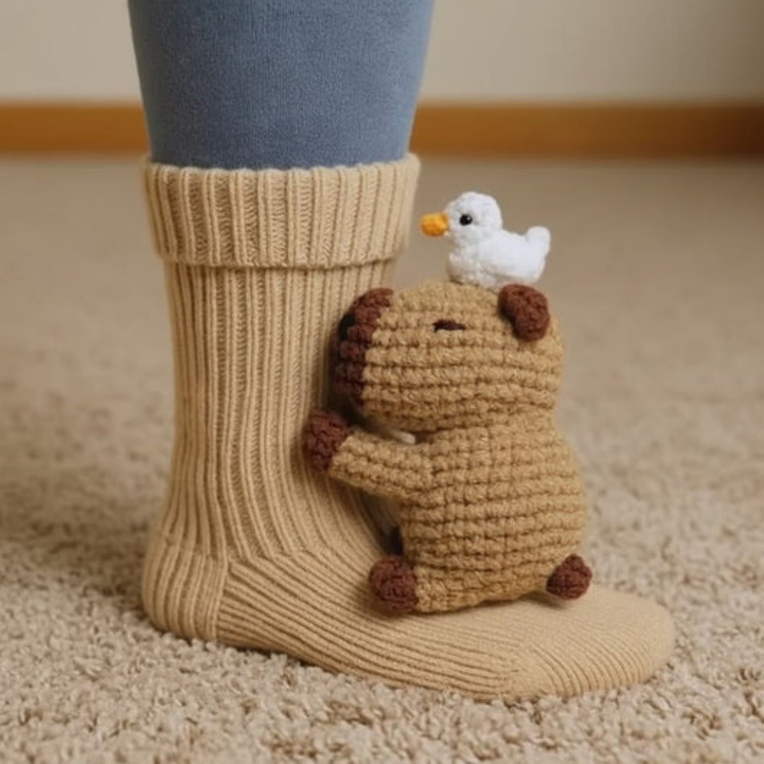 HuggySocks: warm feet, happy hearts