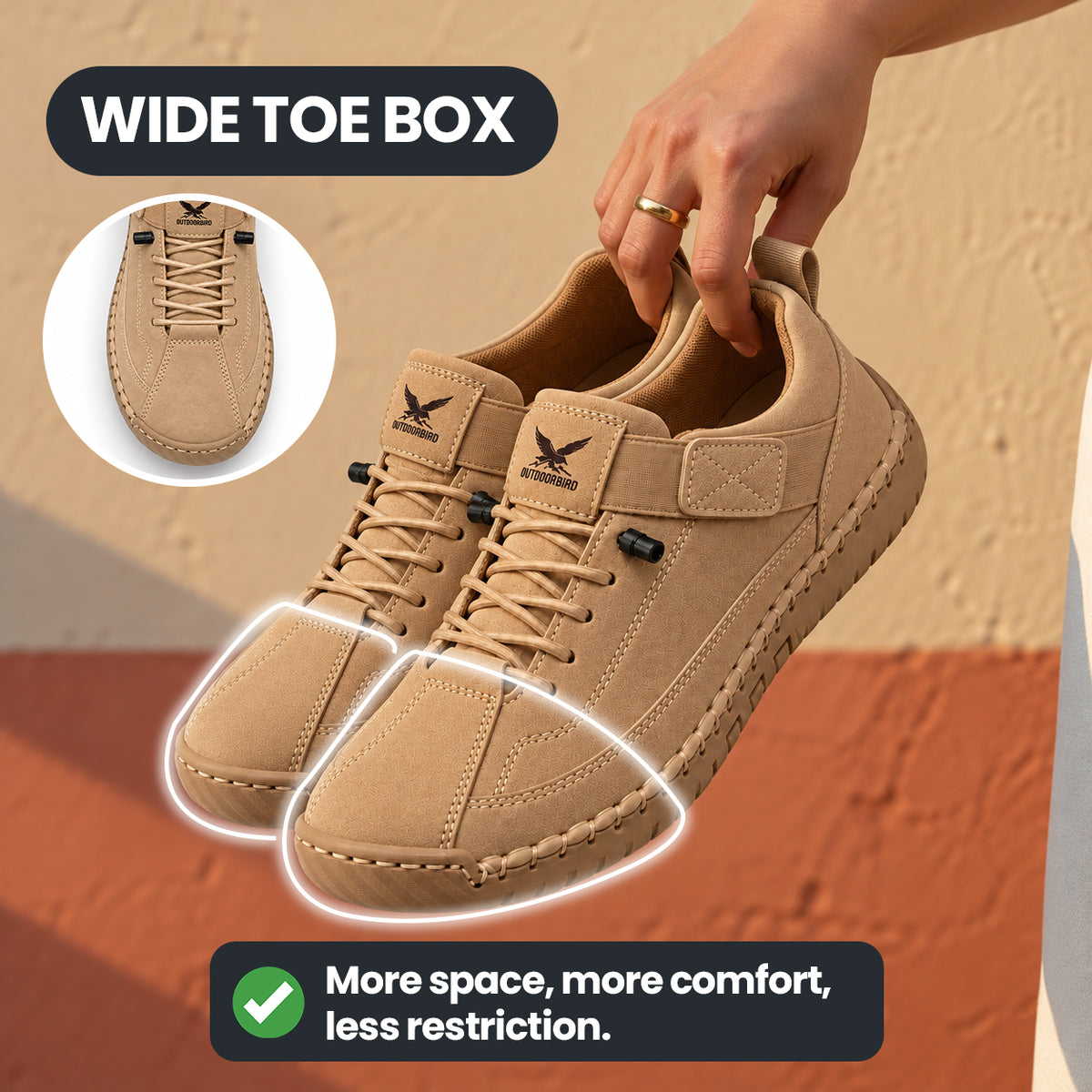 Luna™ – Wide-Fit Walking Shoes | Wide Toe Box, Anti-Slip Sole & All-Day Comfort
