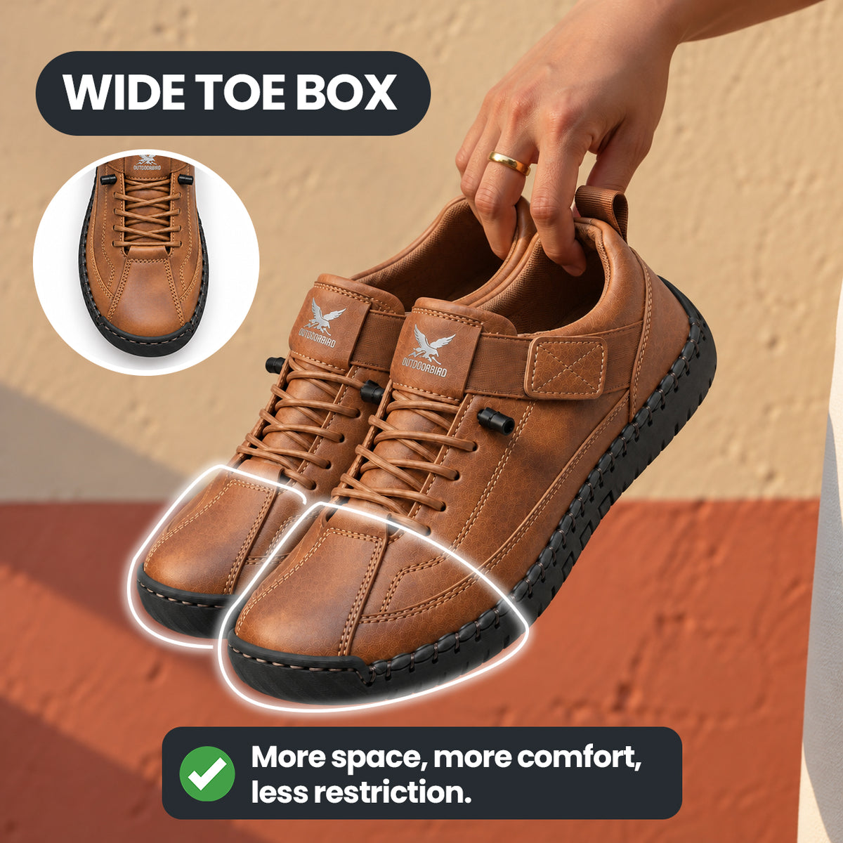 Luna™ – Wide-Fit Walking Shoes | Wide Toe Box, Anti-Slip Sole & All-Day Comfort