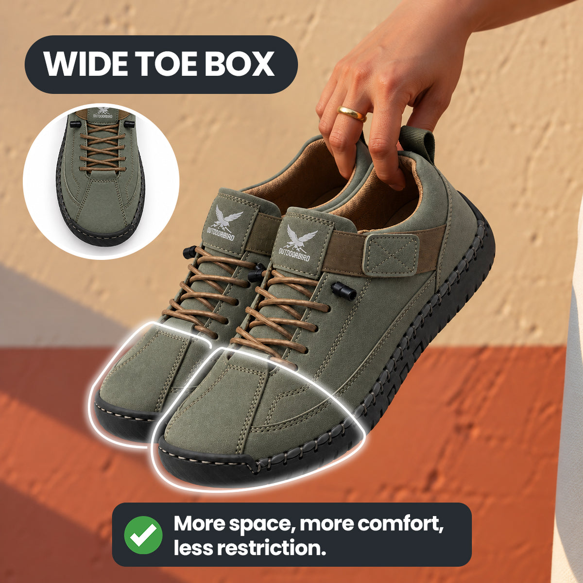 Luna™ – Wide-Fit Walking Shoes | Wide Toe Box, Anti-Slip Sole & All-Day Comfort