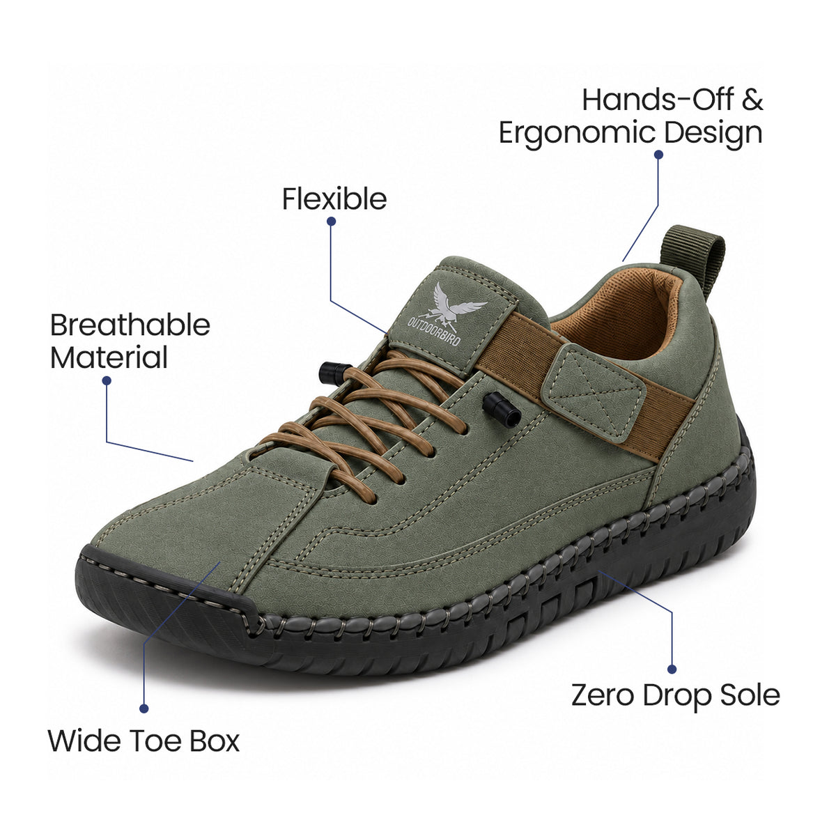 Luna™ – Wide-Fit Walking Shoes | Wide Toe Box, Anti-Slip Sole & All-Day Comfort