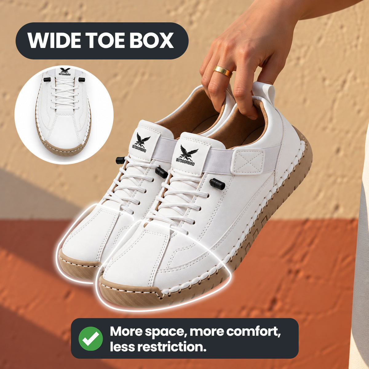 Luna™ – Wide-Fit Walking Shoes | Wide Toe Box, Anti-Slip Sole & All-Day Comfort