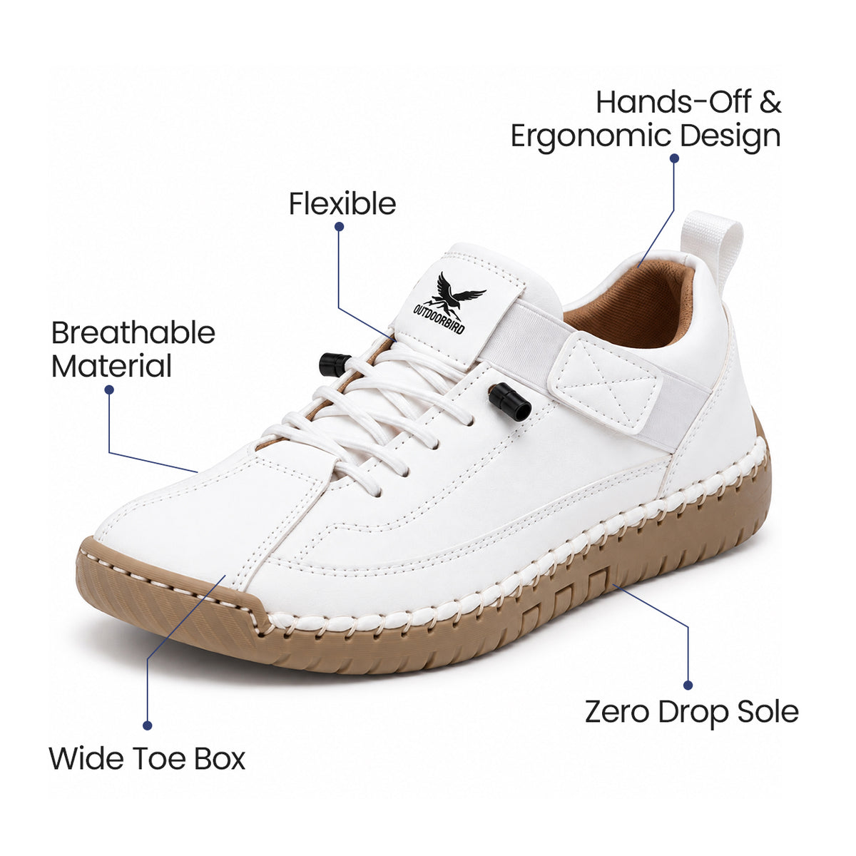 Luna™ – Wide-Fit Walking Shoes | Wide Toe Box, Anti-Slip Sole & All-Day Comfort