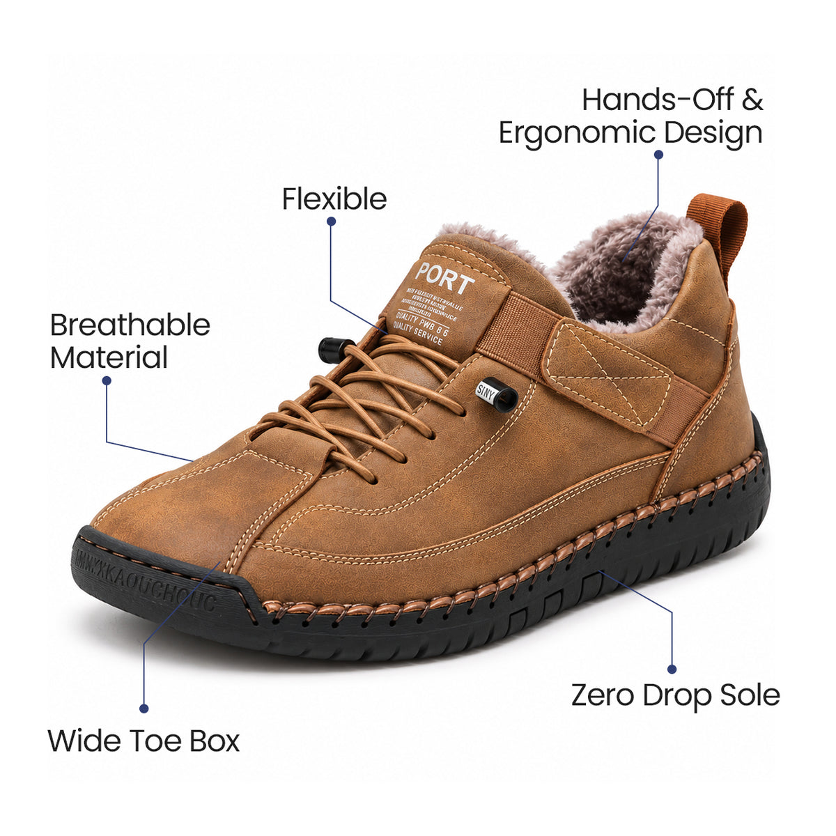 Nova™ – Warm-Lined Comfort Walking Shoes | Wide Toe Box, Lightweight & Warm All-Day Comfort
