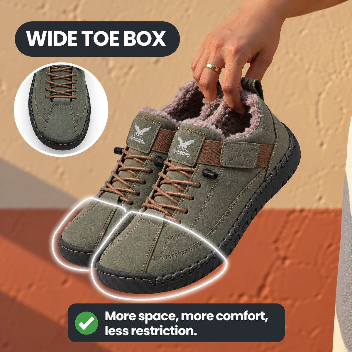 Nova™ – Warm-Lined Comfort Walking Shoes | Wide Toe Box, Lightweight & Warm All-Day Comfort