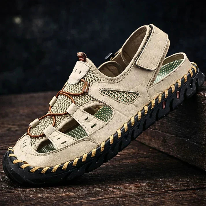 Amany™ – Handwoven Leather Outdoor Sandals (unisex)