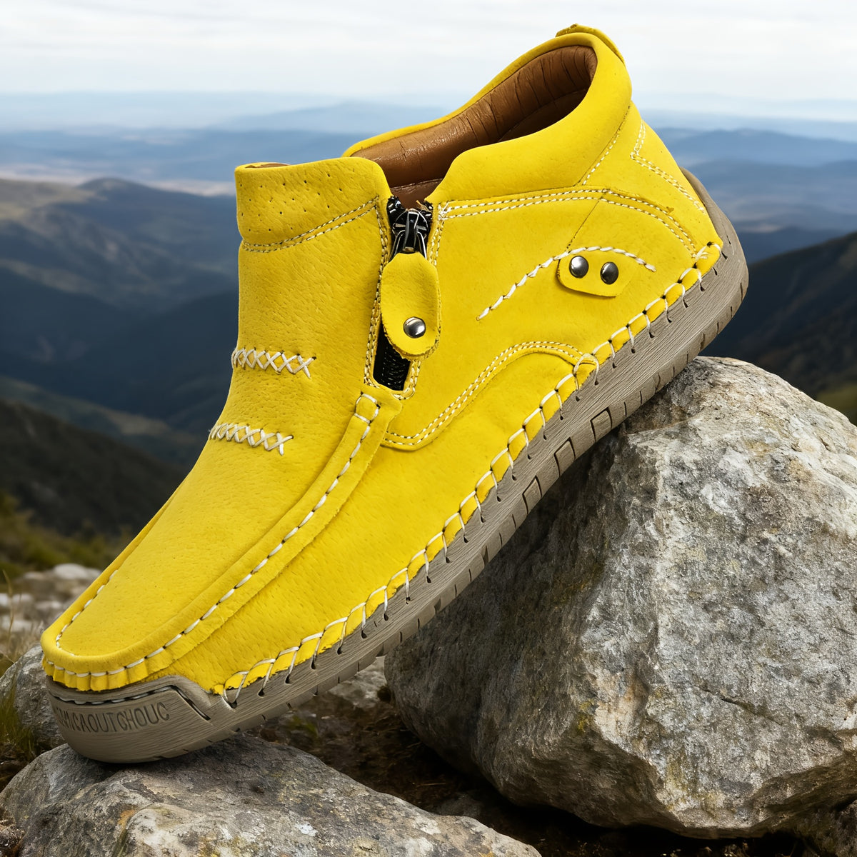 Cora™ – Hands-Free Zip Comfort Shoes for Women | Suede, Wide Toe Box & All-Day Comfort