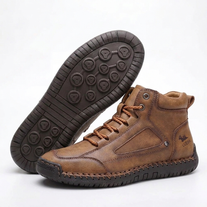 Elina™ – Mid-Top Comfort Sneakers for Women | Hand-Stitched, Wide Toe Box & Anti-Slip Sole