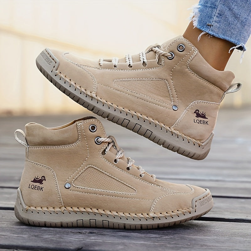 Elina™ – Mid-Top Comfort Sneakers with Rubber Sole