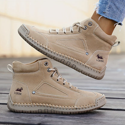 Elina™ – Mid-Top Comfort Sneakers with Rubber Sole