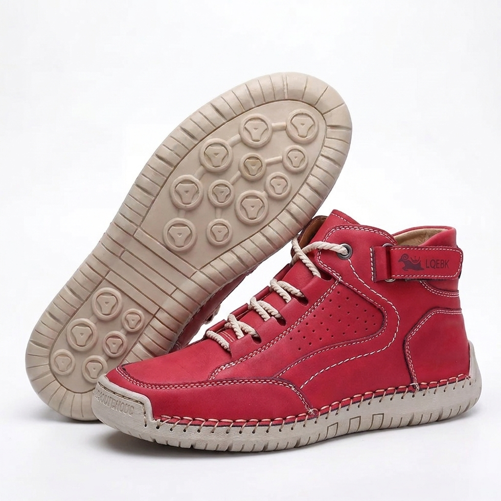 Eliza™ – Mid-Top Comfort Sneakers with Rubber Sole