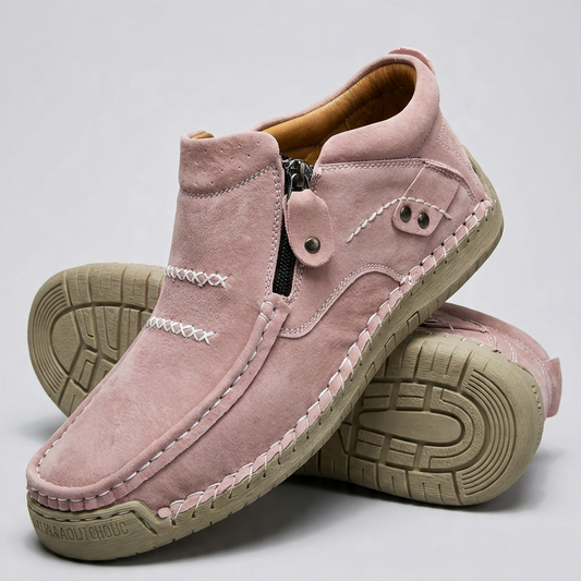 LunaStep™ Comfort Zip Walking Shoes for Women | Lightweight Everyday Comfort