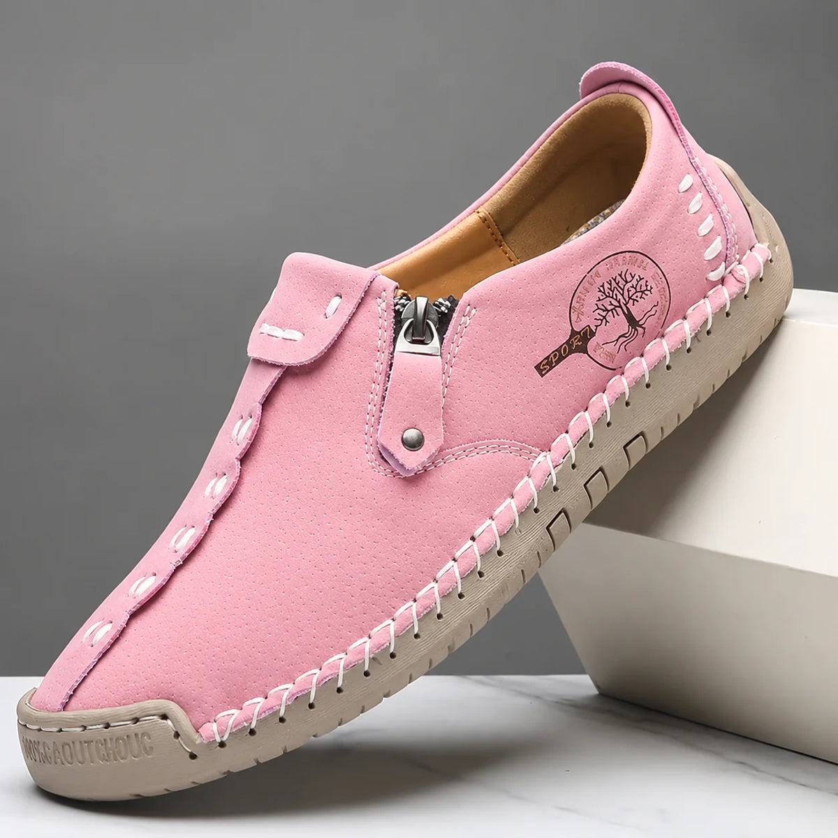 Eliza™ – Hand-Stitched Slip-On Comfort Loafers | No-Bend Zipper, Wide Toe Box & All-Day Comfort (Copy)