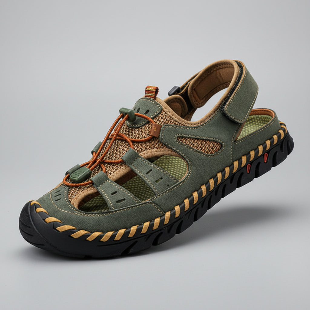 Amany™ – Handwoven Leather Outdoor Sandals (unisex)