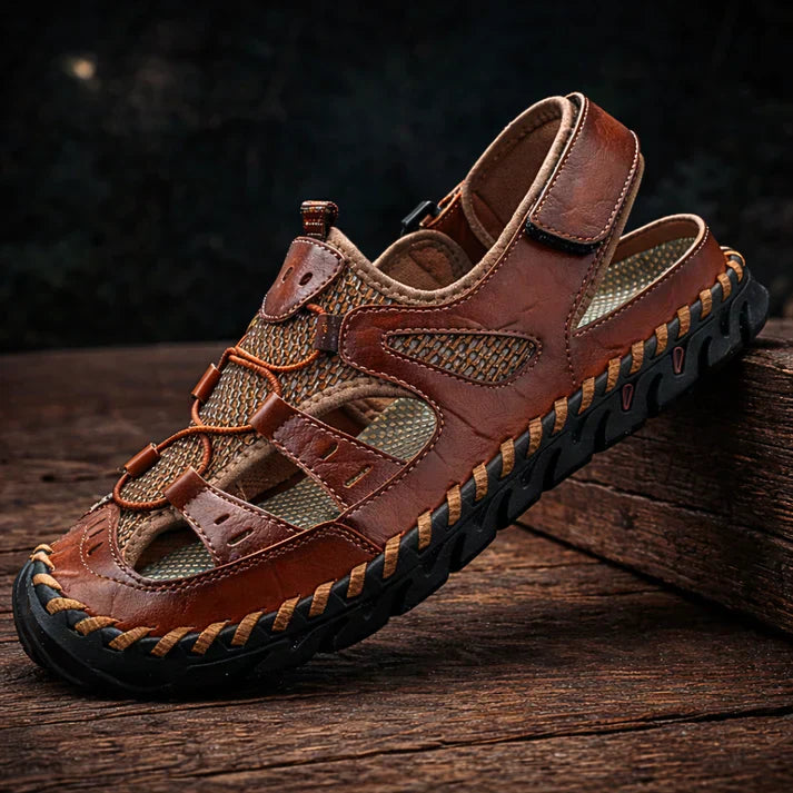 Amany™ – Handwoven Leather Outdoor Sandals (unisex)