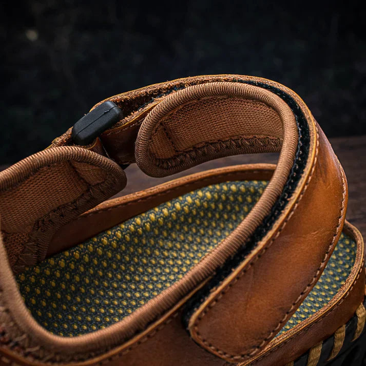 Amany™ – Handwoven Leather Outdoor Sandals (unisex)