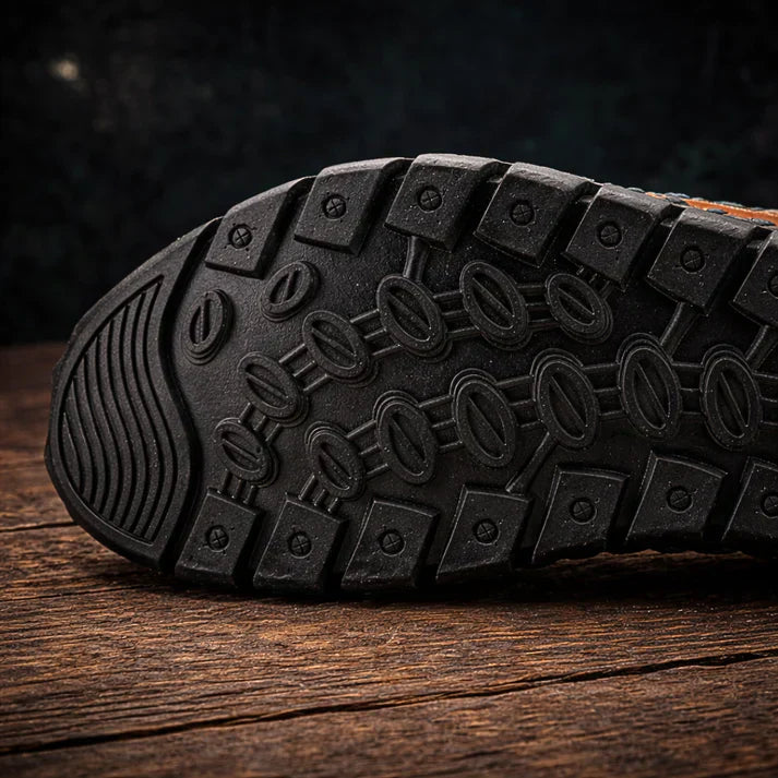 Amany™ – Handwoven Leather Outdoor Sandals (unisex)